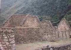 Peru is littered with Incan Ruins!  This ruins was within a mile of the trailhead(Click to enlarge)