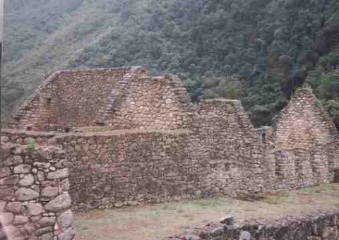 Peru is littered with Incan Ruins!  This ruins was within a mile of the trailhead