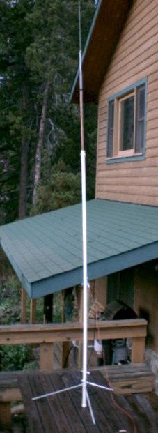 'Mountain Topper' Antenna ready for use
